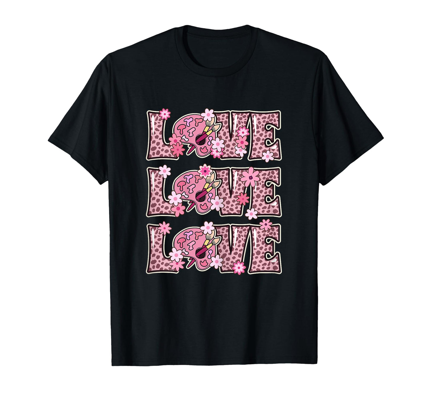 Art Lover Artist Outfit Women Kids Art Love Cute Art Teacher T-Shirt
