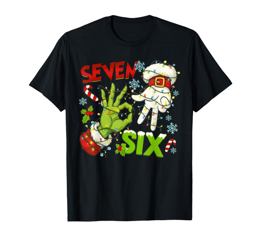 67 Meme Six Seven Kids Women Men Couple Matching Christmas T-Shirt