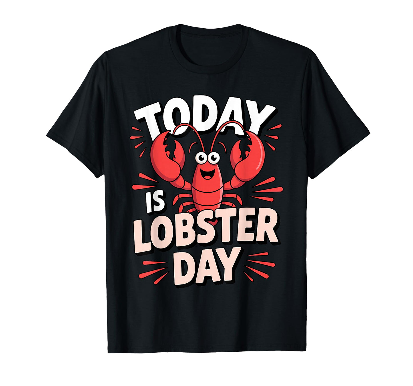 Cool Lobster Art for Men Women Kids Seafood Lobster Lover T-Shirt