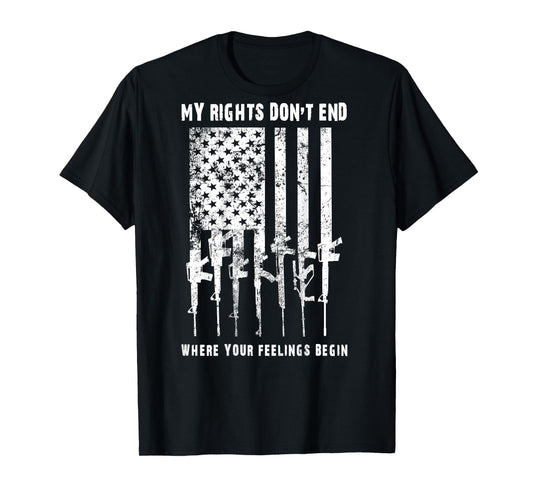 2nd Amendment Feelings America USA Patriotic Funny T-Shirt T-Shirt