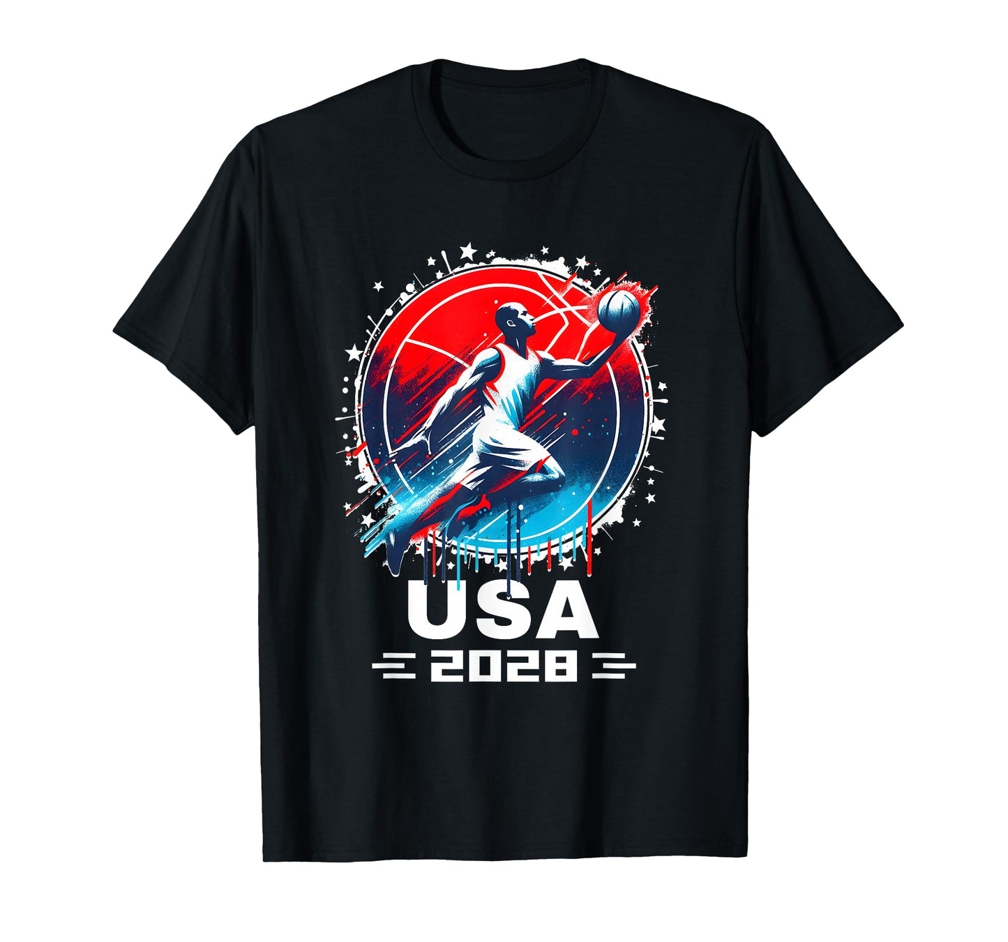 USA Team 2028 Basketball Shirt 2028 Basketball Apparel 2028 T-Shirt