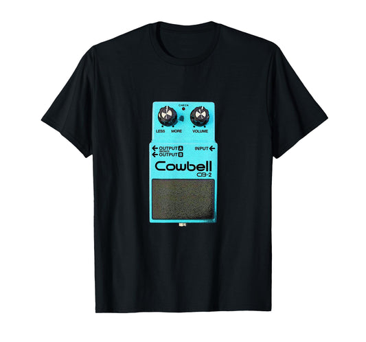 Mehr Cowbell - Musician Meme Parody Guitar Pedal T-Shirt