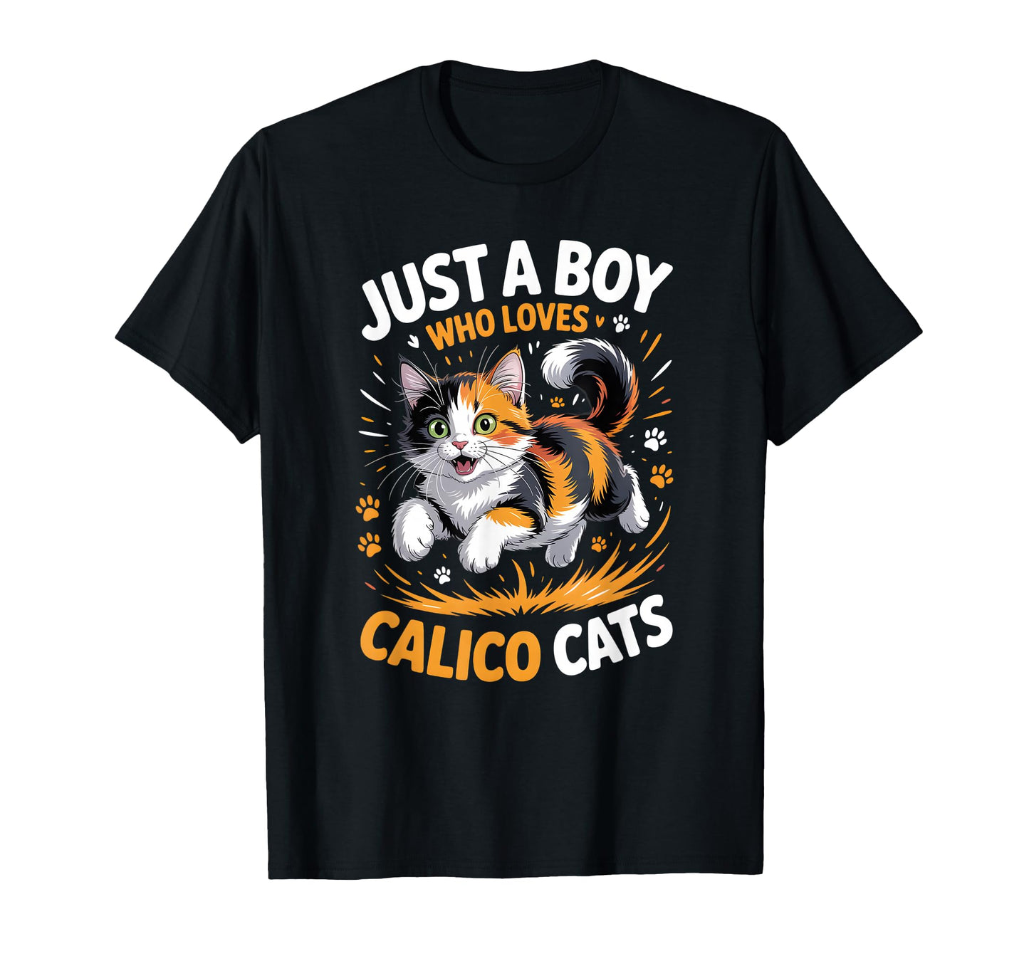 Boys Calico Cat T-Shirt