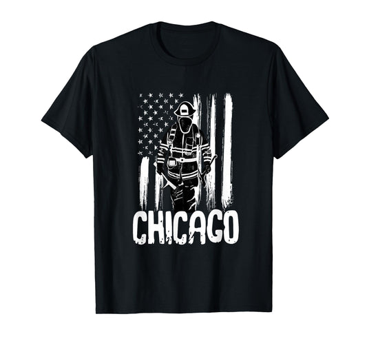 Chicago Firefighter Shirt CFD Fireman Gift T-Shirt