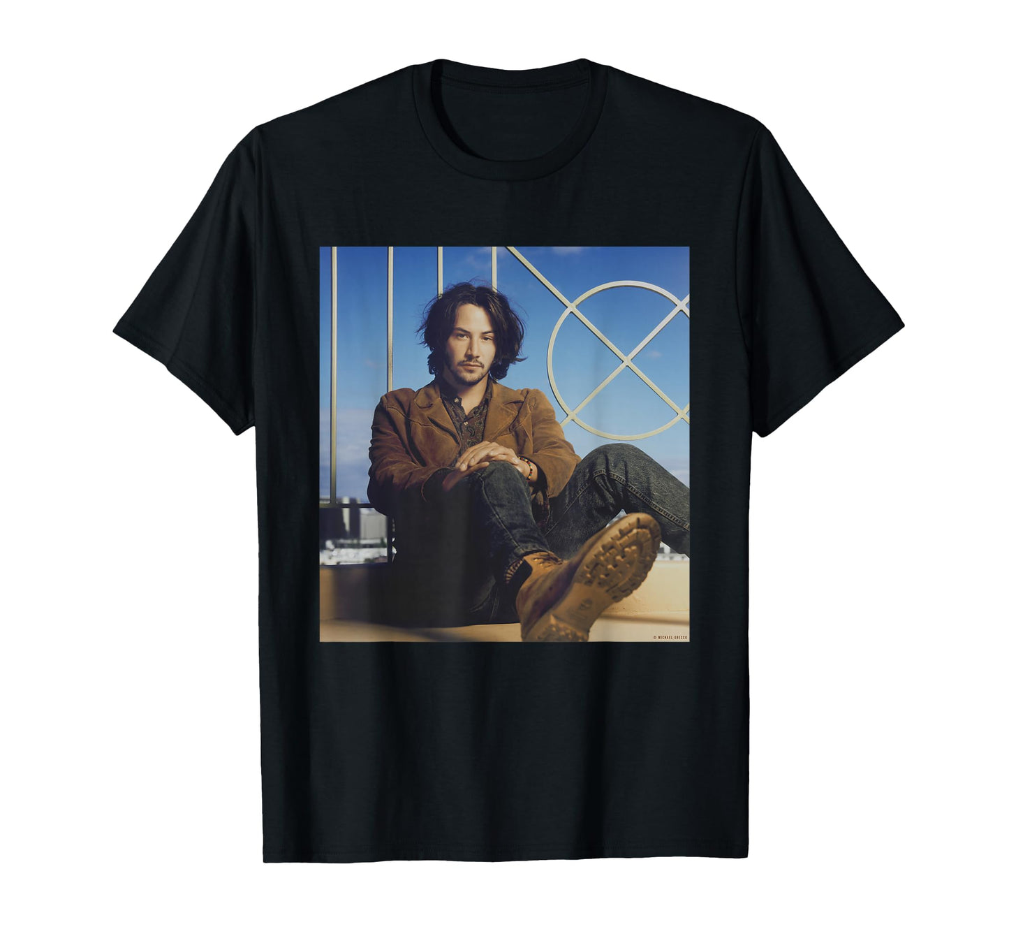 Reeves Keanu Point Break Actor In LA By Michael Grecco T-Shirt