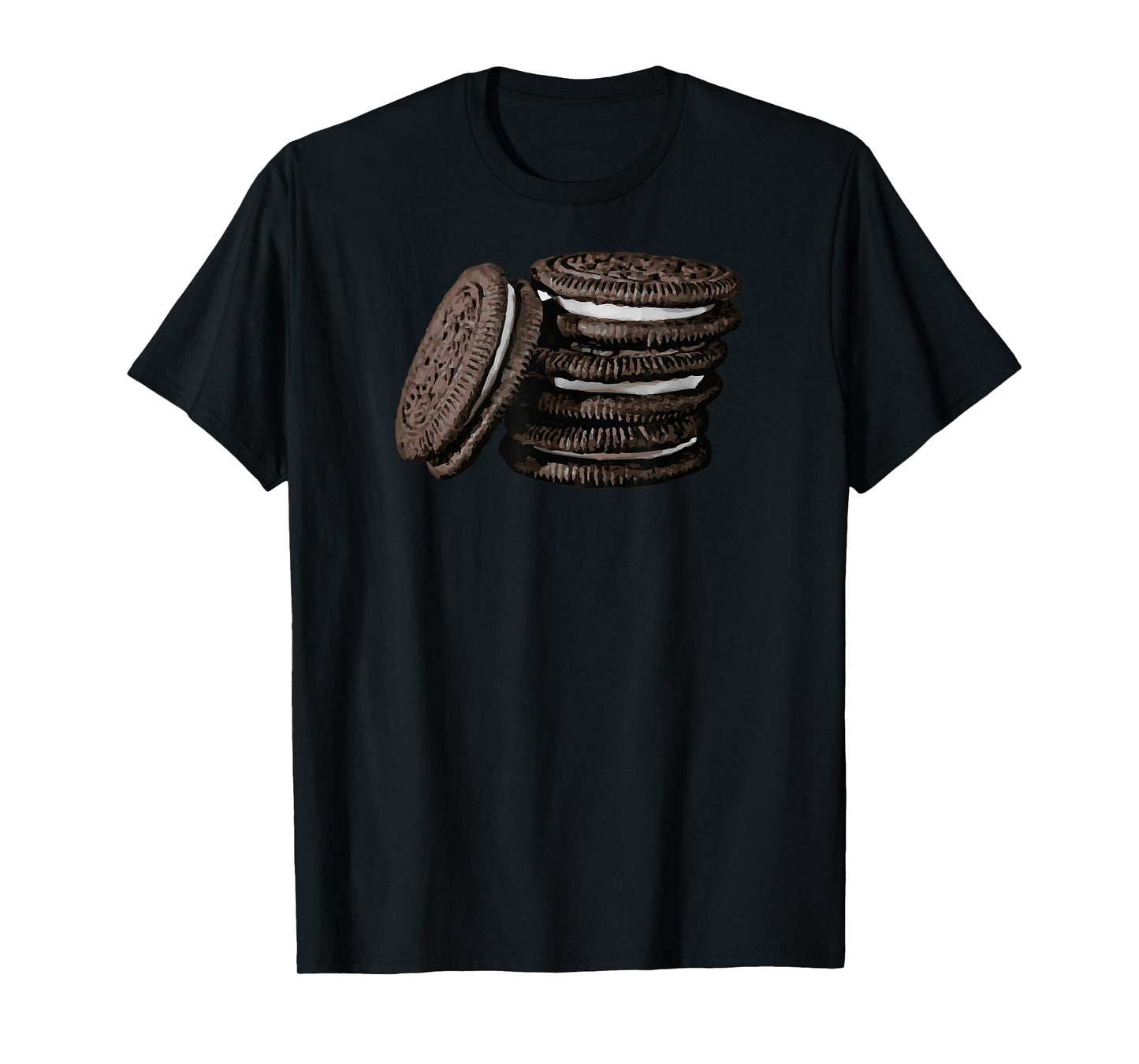 Chocolate Cream Filled Cookie Deserts Cookies T-Shirt