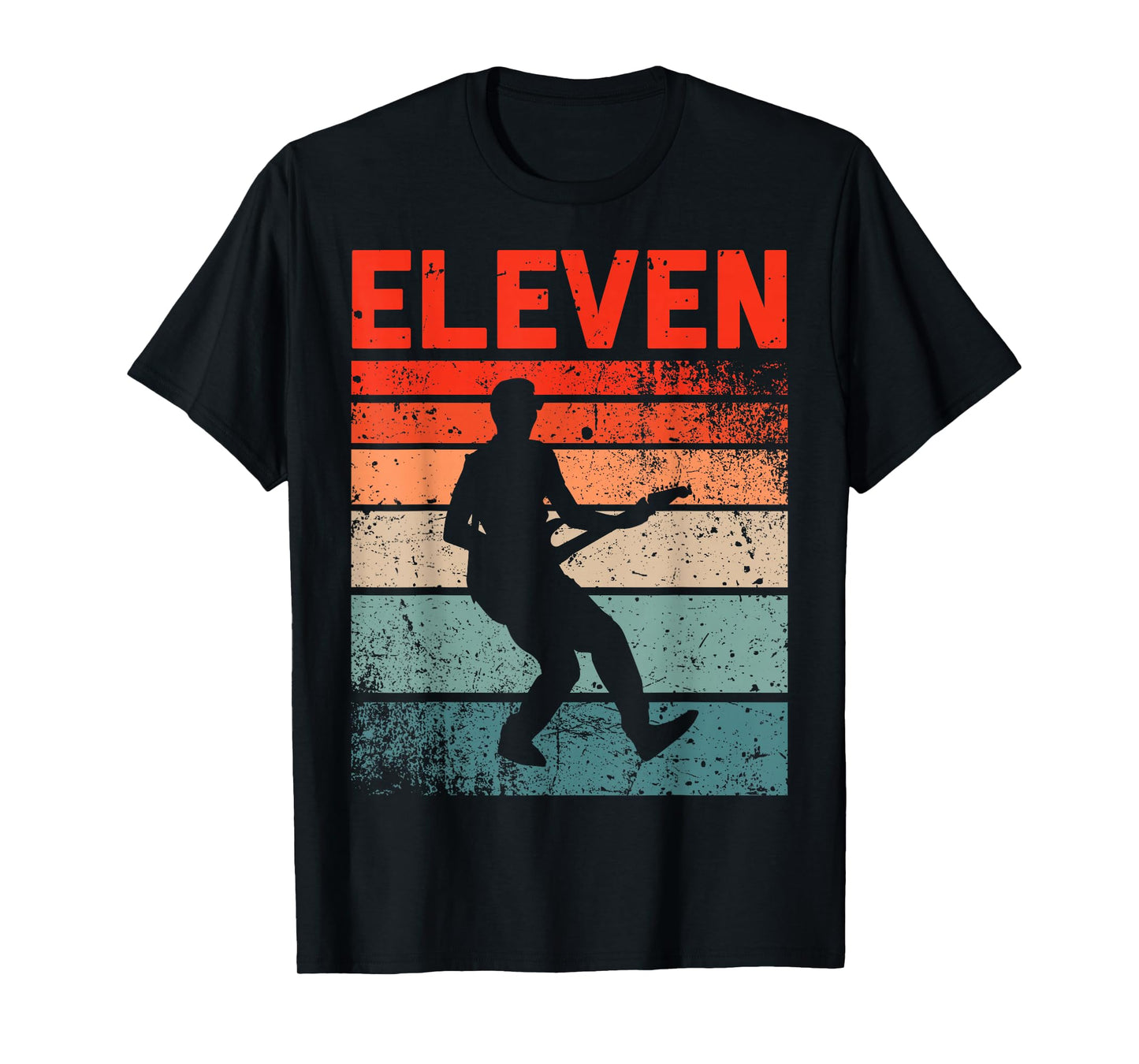 11 Year Old Shirt 11th Birthday Boy Guitar Player Guitarist T-Shirt