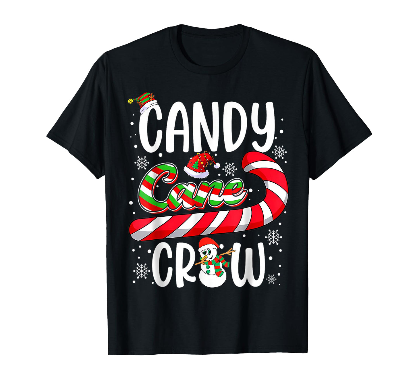 Christmas Candy Cane Funny Holiday Family Matching Pajama PJ T-Shirt