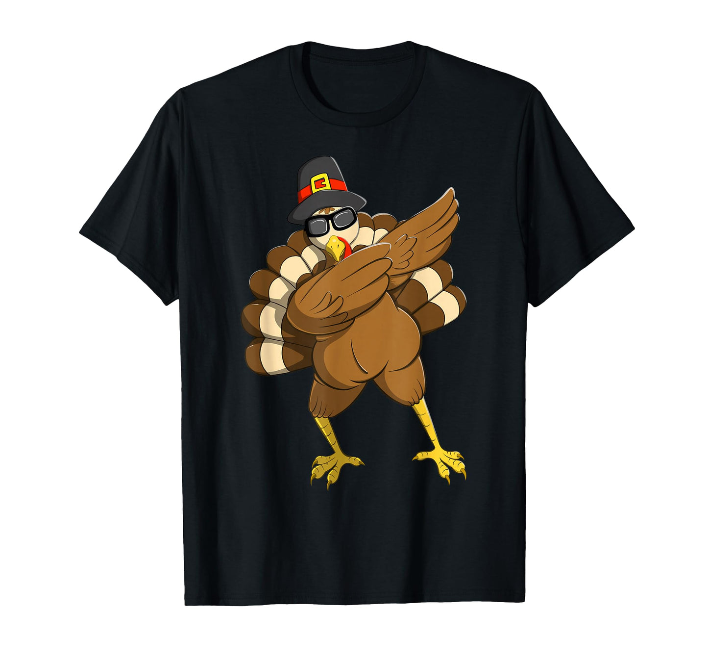 Dabbing Turkey Dabbing Thanksgiving Turkey Thanksgiving Day T-Shirt