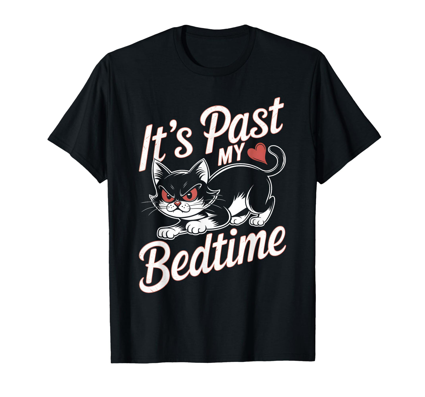 Funny Cat Meme It's Past My Bedtime T-Shirt