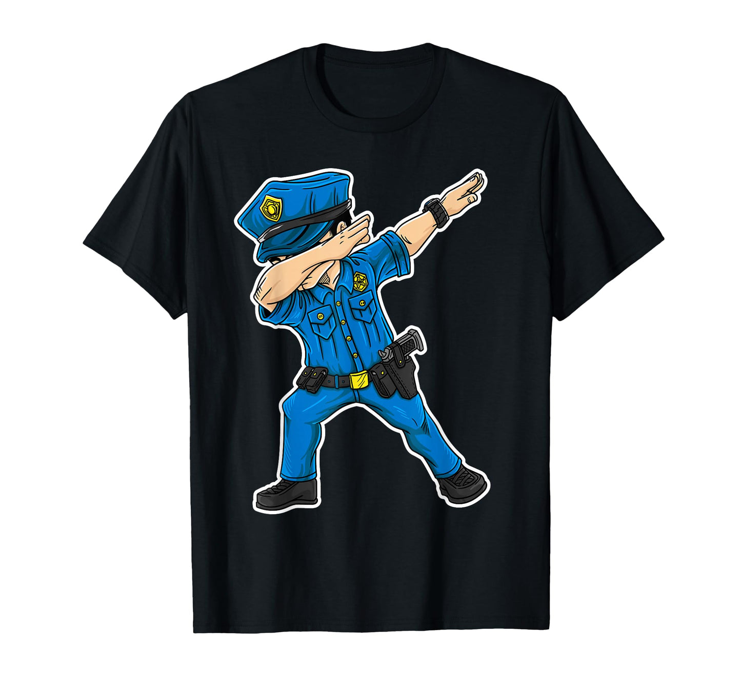 Dabbing Police Gift Funny Policeman Dab Dance T-Shirt