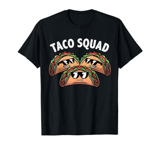 Cool Taco Design For Men Women Kids Taco Mexican Dish Lovers T-Shirt