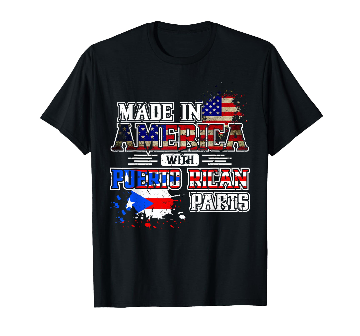 Made in America with Puerto Rican Parts T-Shirt T-Shirt