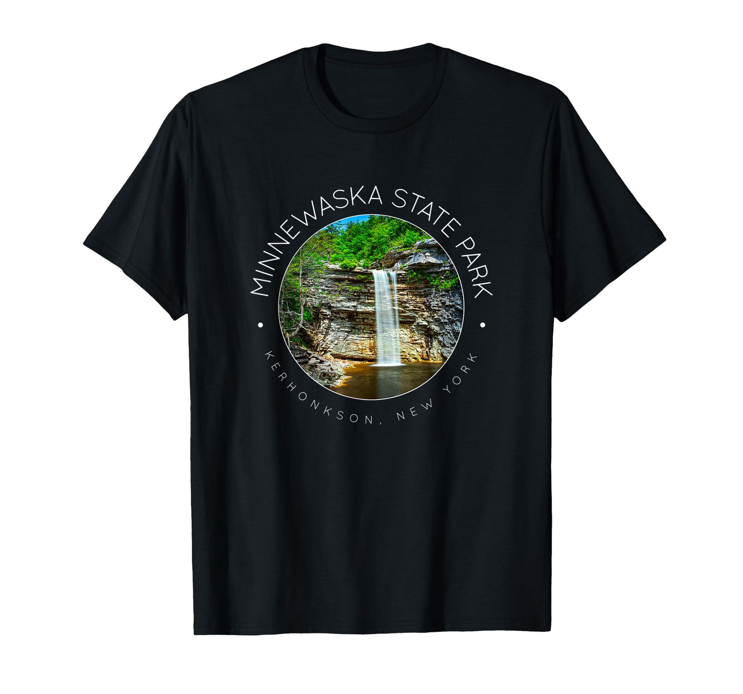 Minnewaska State Park Preserve, New York State, Waterfall T-Shirt