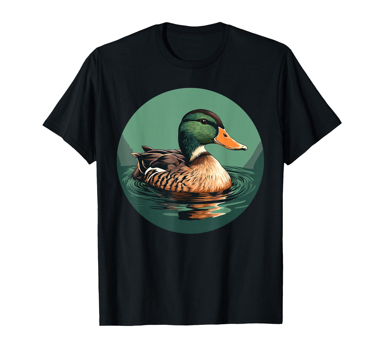 Cool looking Mallard Duck for Bird and Animals watching Fans T-Shirt