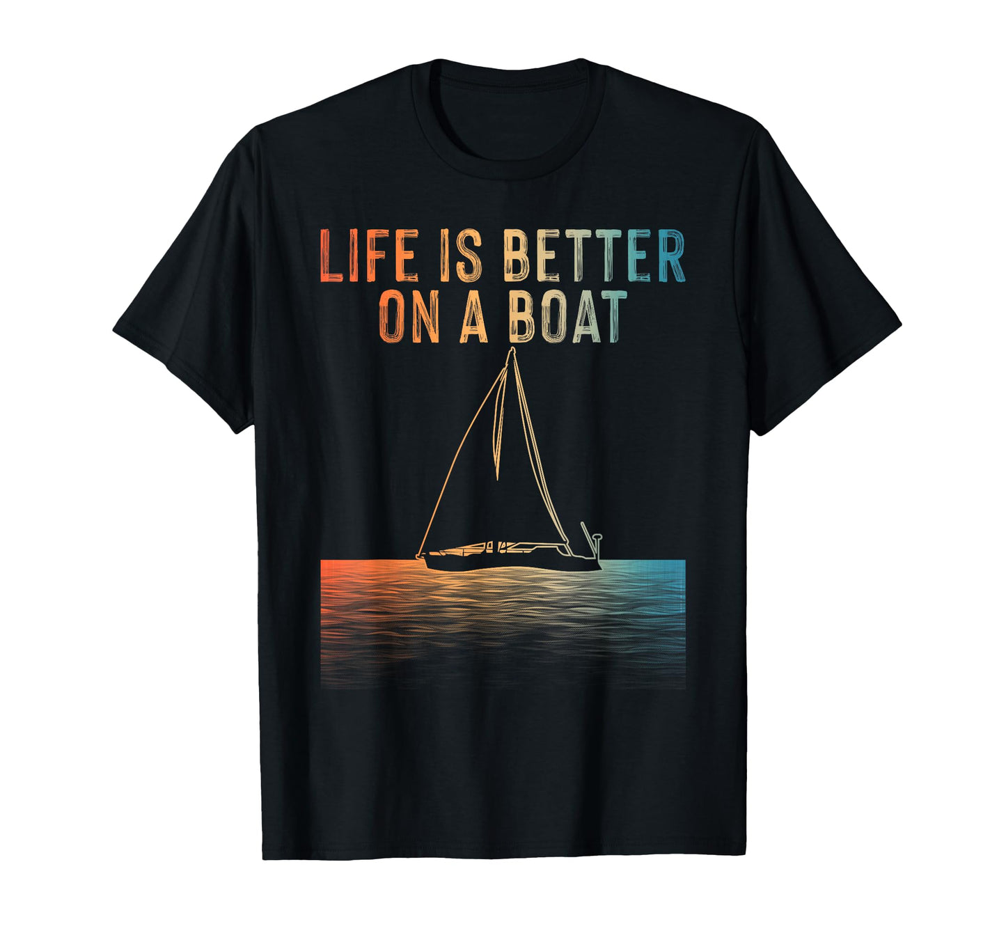Sailing Design For Men Women Sailor Boating Captain Sailboat T-Shirt