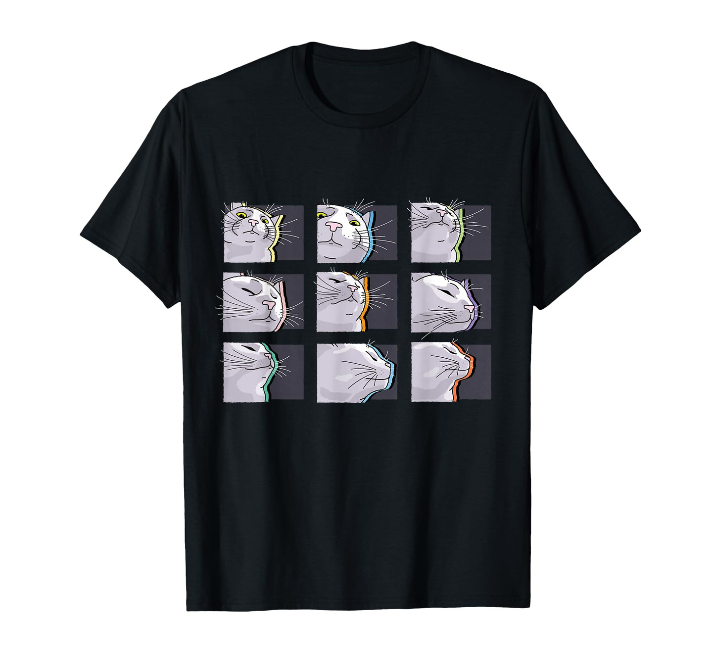 Cat Vibing Meme / CatJAM / Funny Cat Vibing to Music Men Women Kids T-Shirt