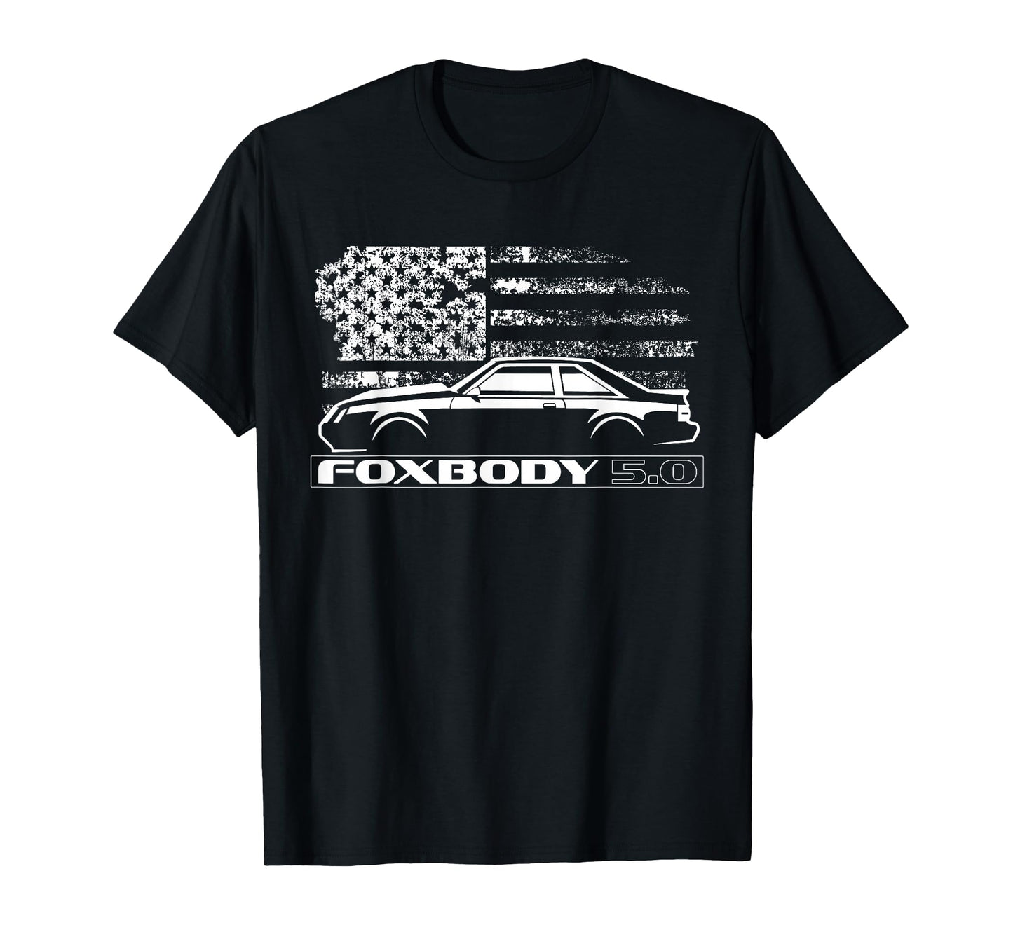 Foxbody, Foxbody 5.0 American Flag, Foxbody Stang T-Shirt