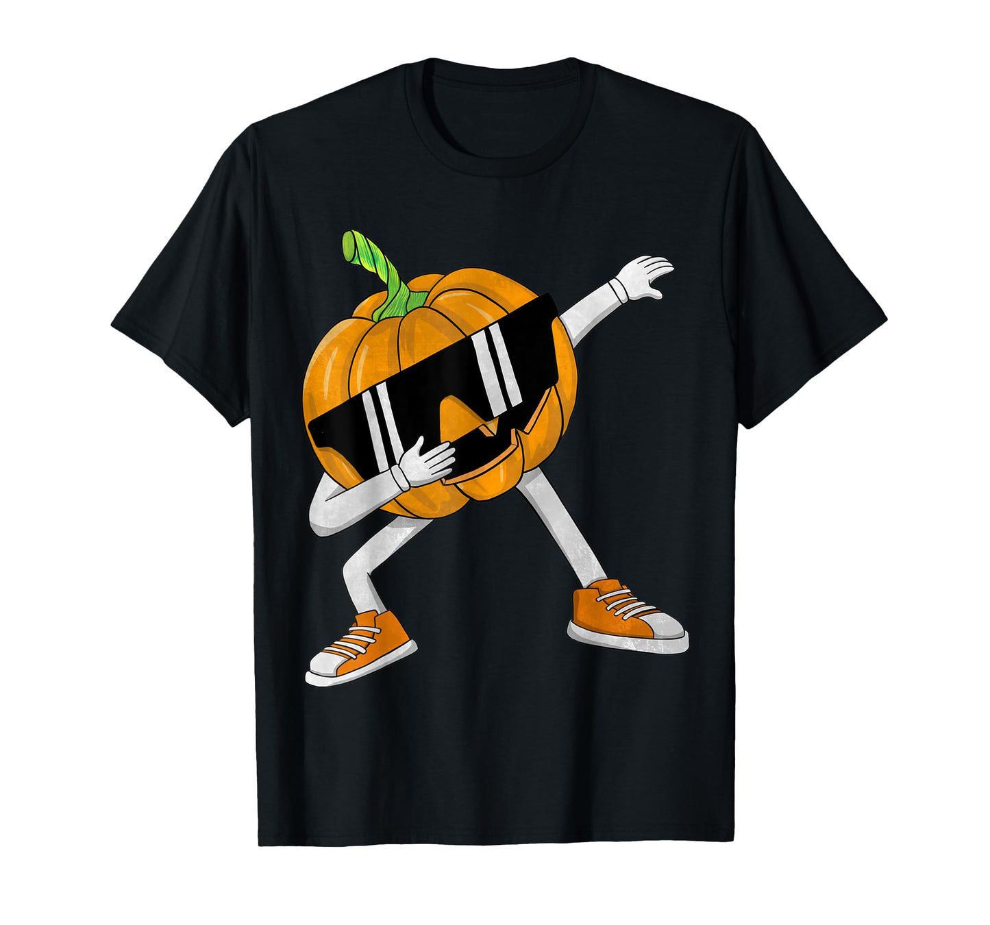 Dabbing Jack O Lantern Halloween Funny Boys Girls Kids Dab T-Shirt