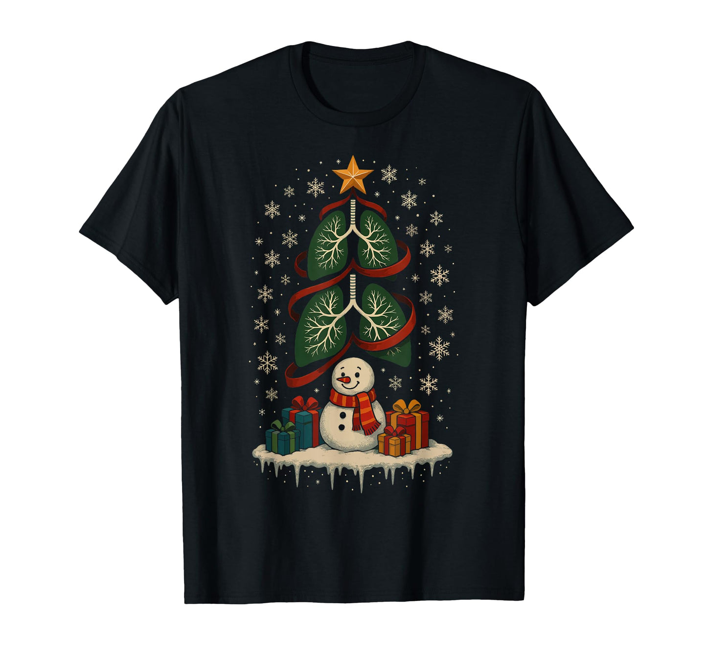 Christmas Respiratory Therapy Crew RT Nurse T-Shirt