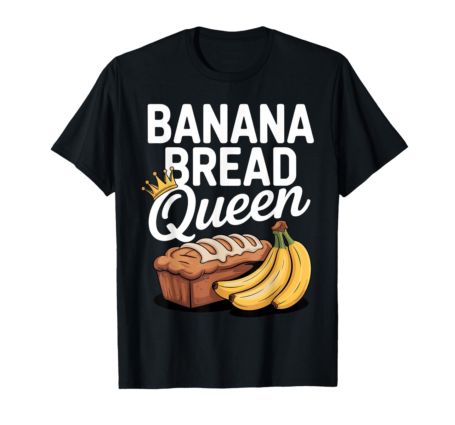 Cool Banana Bread Art for Women Girls Banana Bread Lover T-Shirt