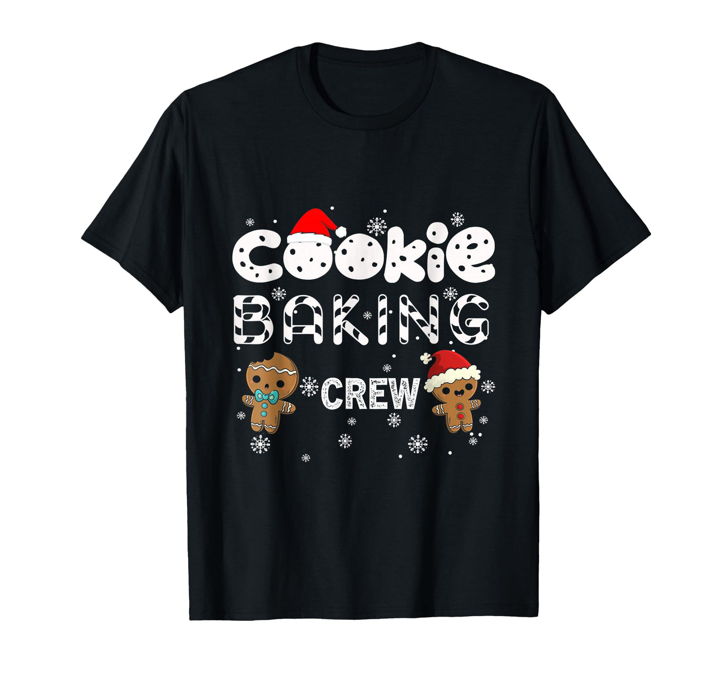 Cookie Baking Crew Gingerbread Christmas Costume Pajamas T-Shirt