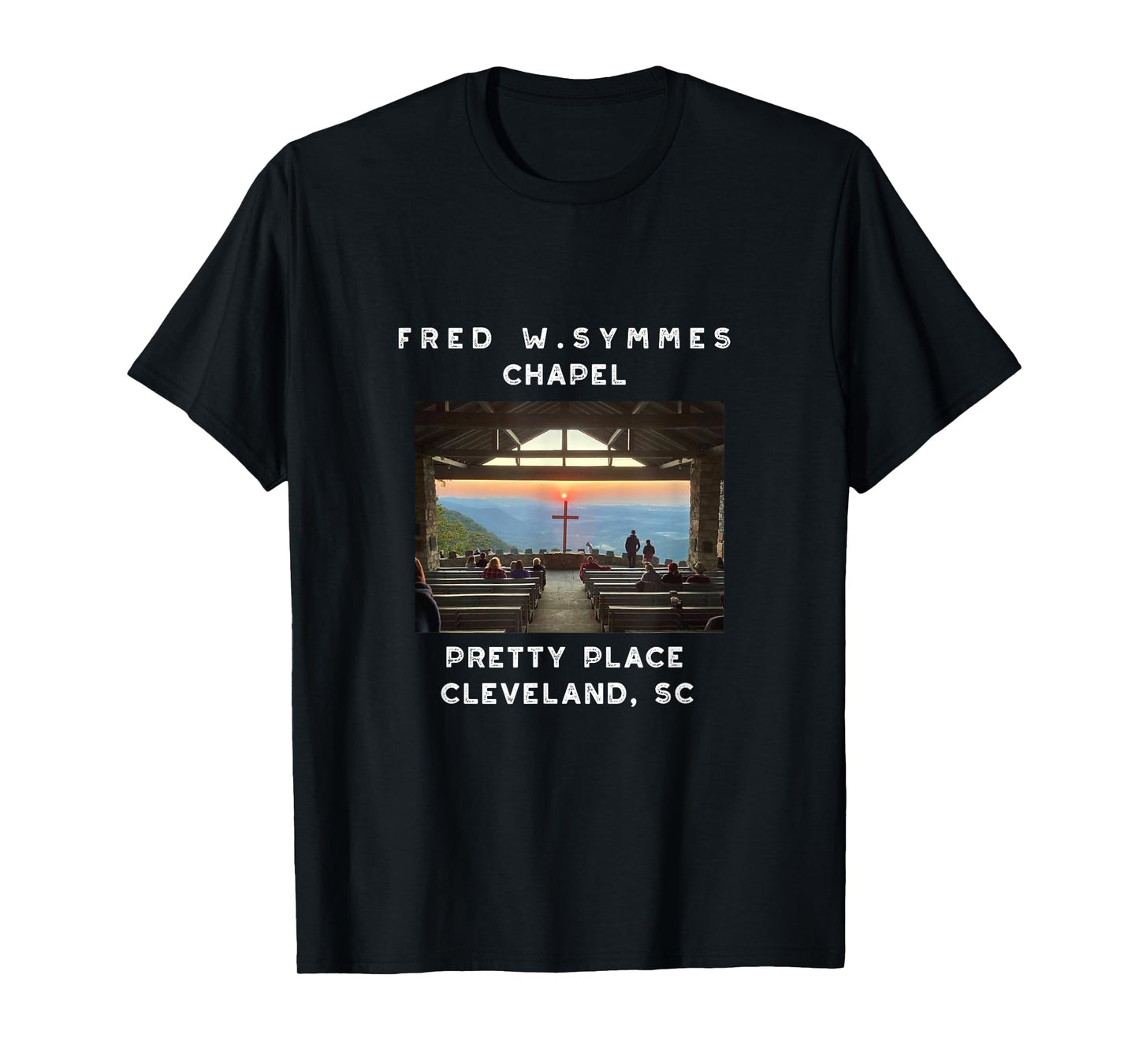 Buffalo Tees Symmes Chapel Pretty Place South Carolina T-Shirt