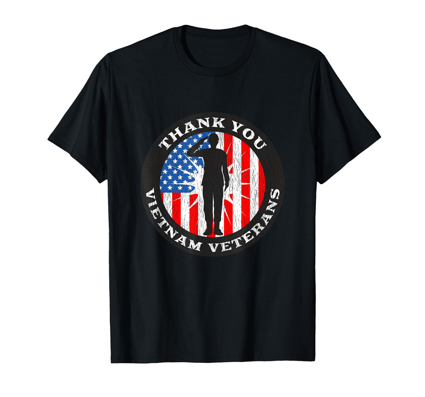 Vintage Patriotic US Flag Gift - Thank You Vietnam Veterans T-Shirt for Women Kids Men