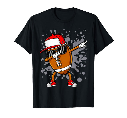 Funny Dabbing Football for Boys Dab with Cap T-Shirt