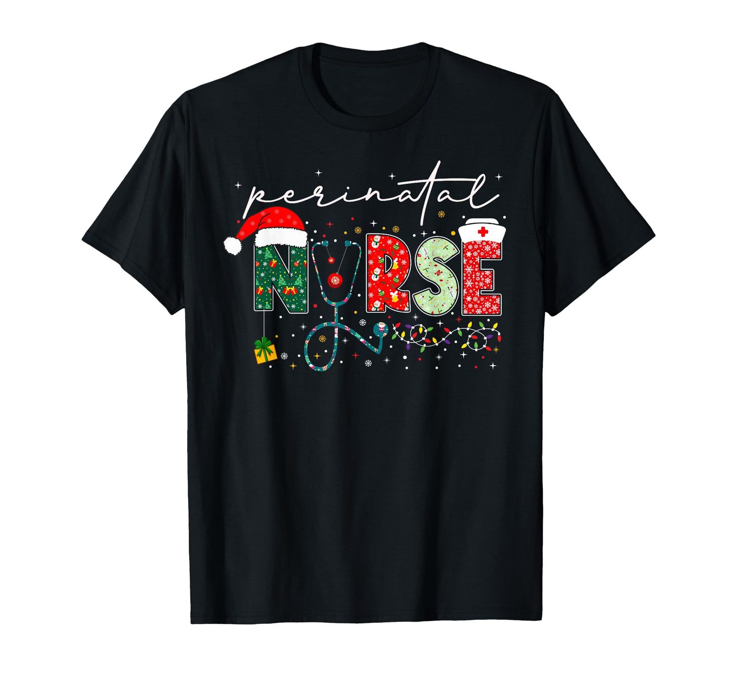 Christmas Perinatal Nurse Gifts For Nursing Student T-Shirt