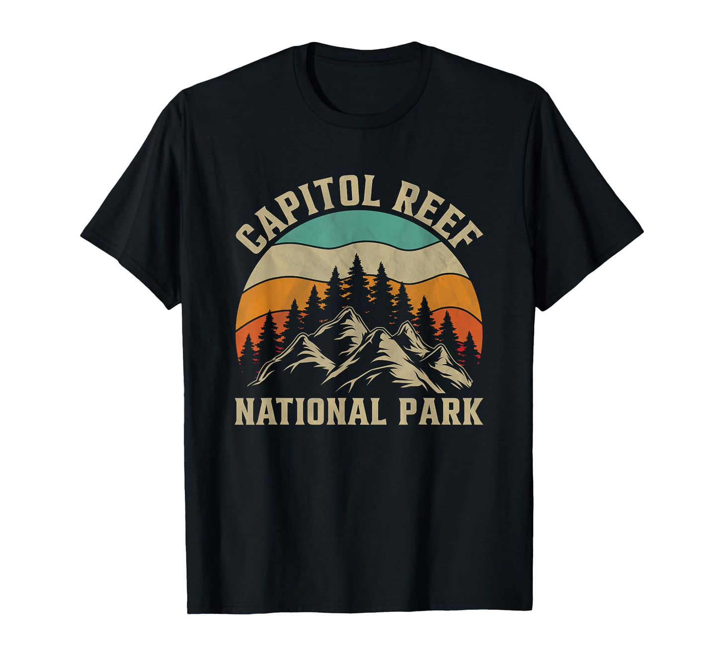 Retro Vintage Graphic Capitol Reef National Park T-Shirt