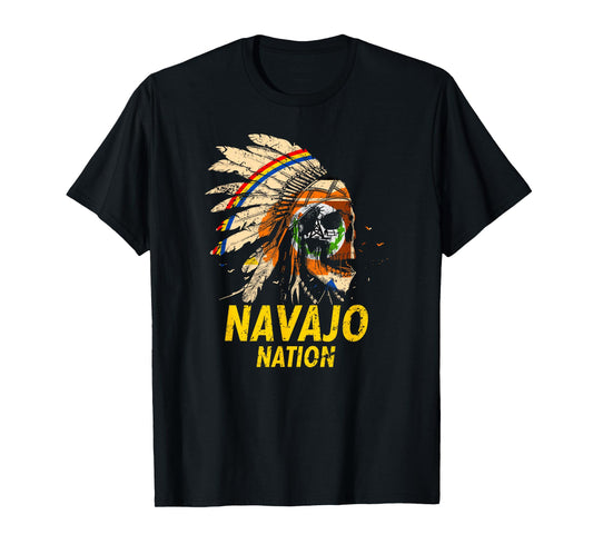 Navajo-Nation Flag: Native American Mens Womens Kids T-Shirt