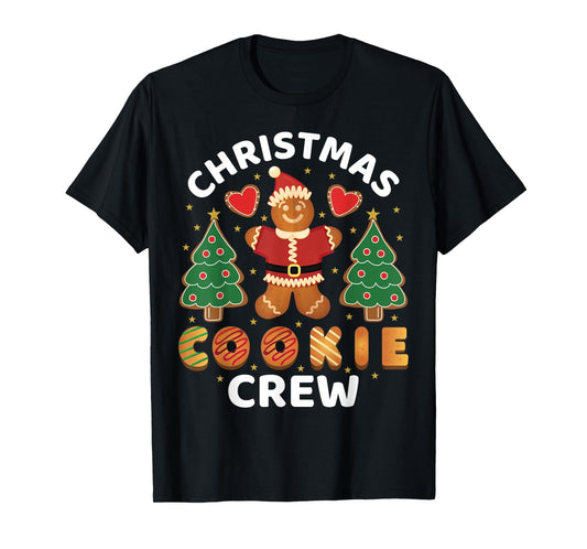 Christmas Cookie Crew tee Gingerbread Cookie Baking Team T-Shirt