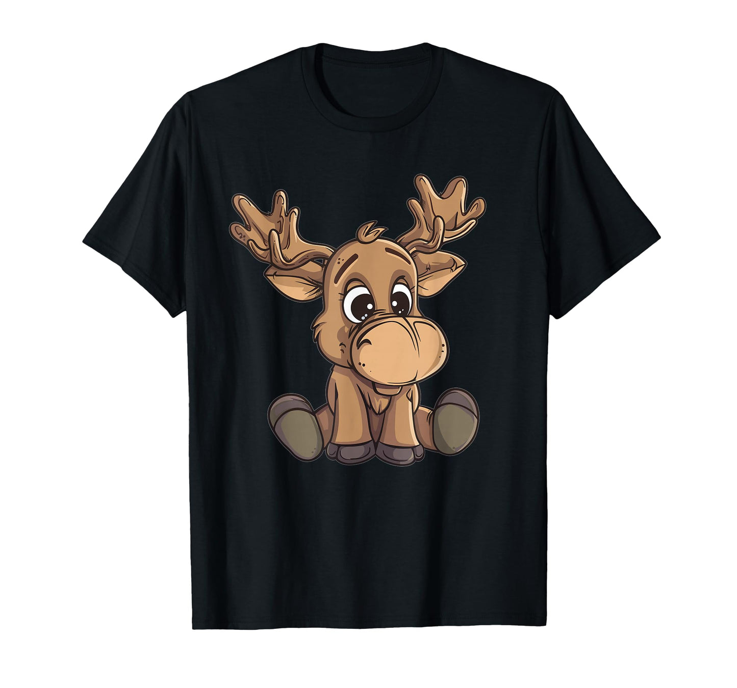 Cute Moose I Cartoon Moose T-Shirt
