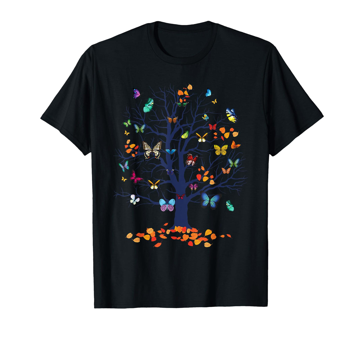 Butterfly Tree - Lepidopterist Butterfly Lover Butterflies T-Shirt