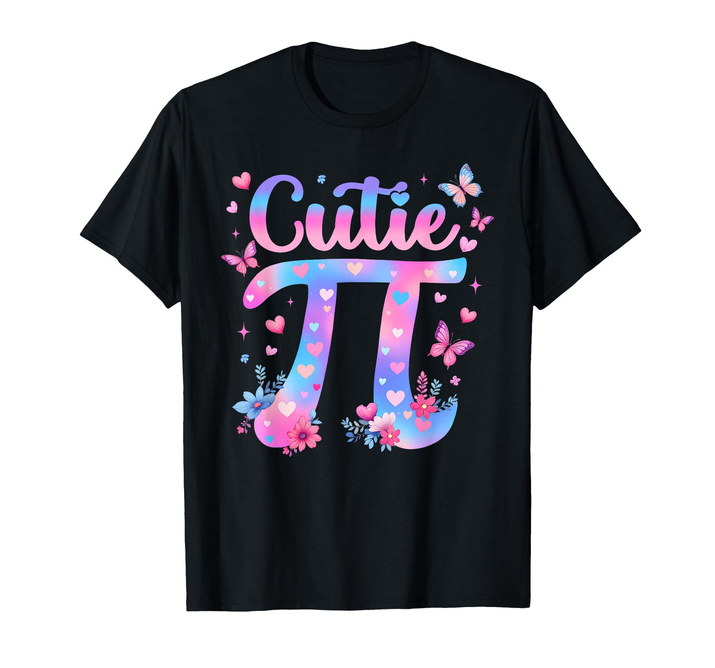Cutie Pi Day Women Kids Men Toddler Math Teacher Student T-Shirt