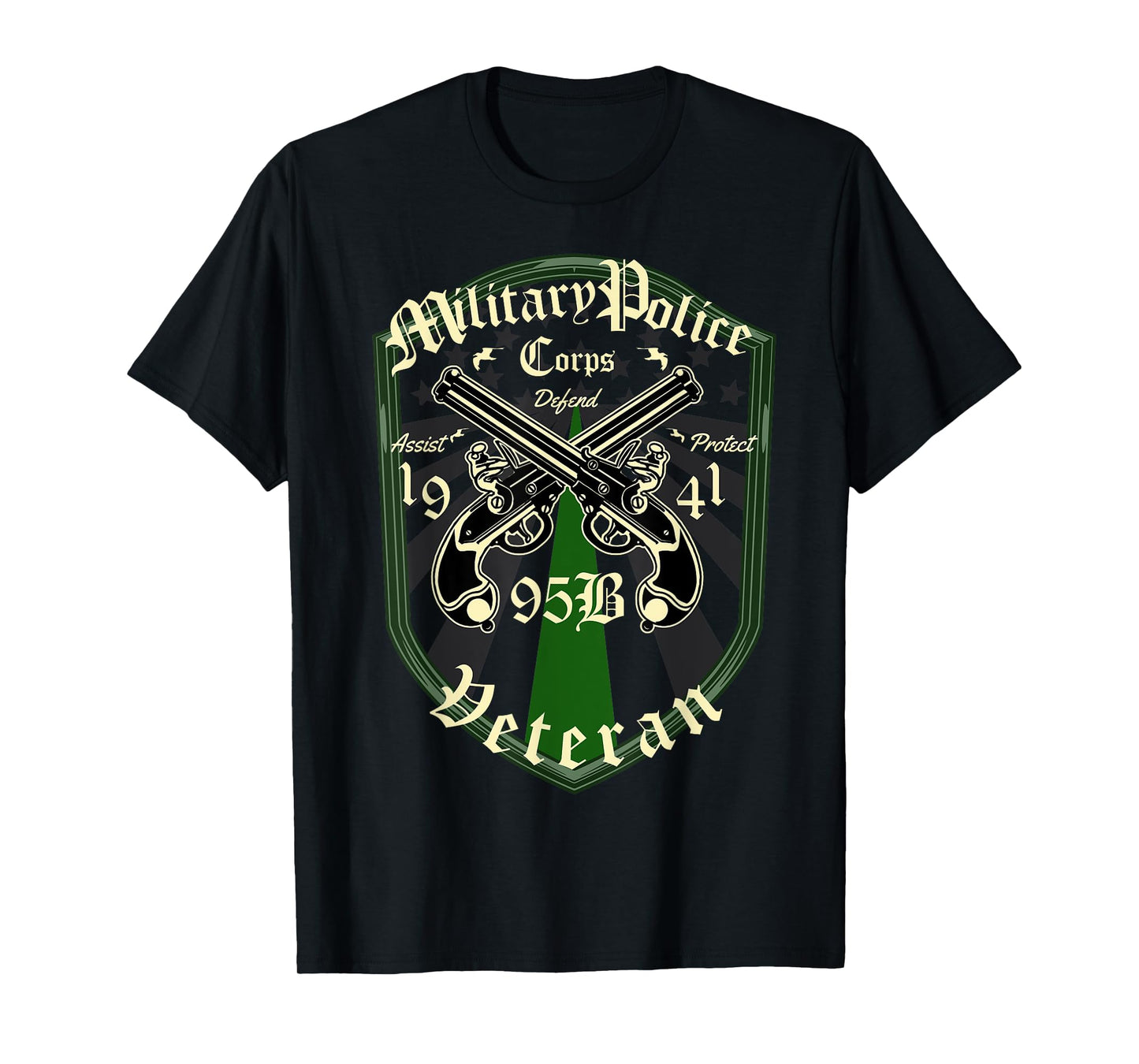 Military Police 95 Bravo Veteran T-Shirt T-Shirt