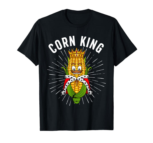 Cute Corn Design For Men Boys Kernel Sweet Corn Cob Lover T-Shirt