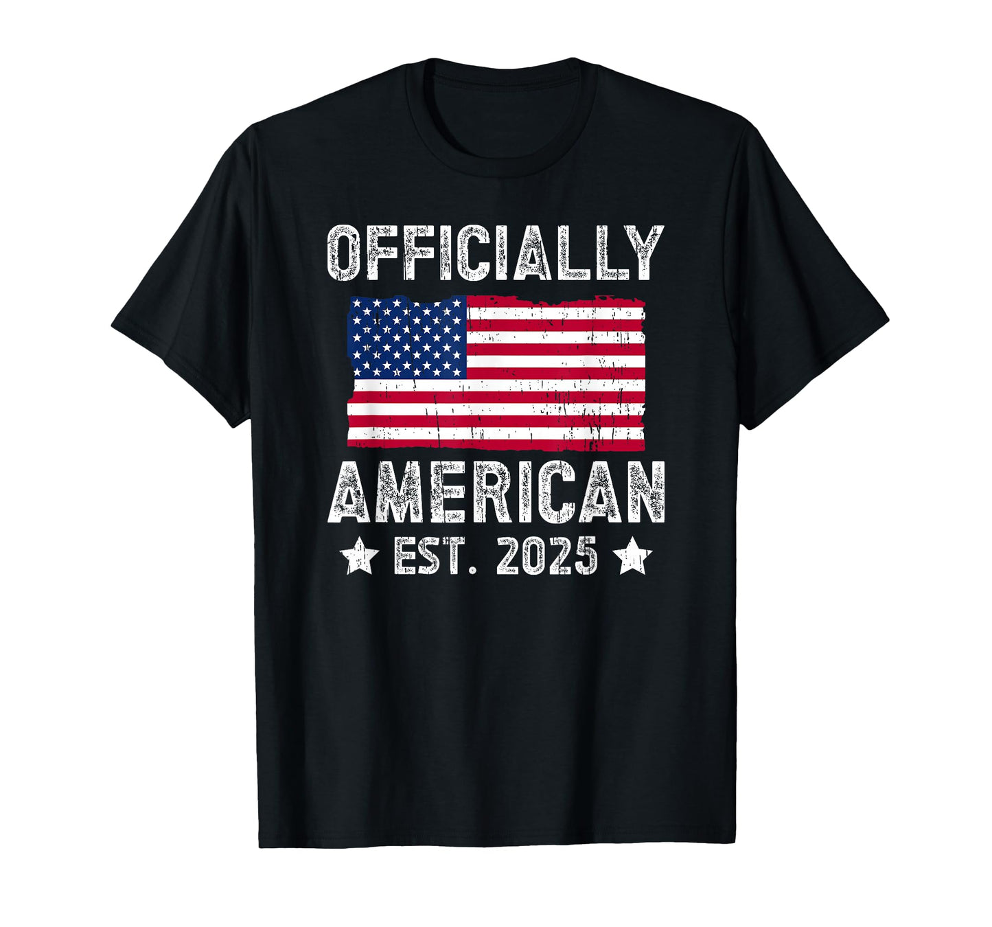 Officially New American Citizen Est. 2025 US Citizenship USA T-Shirt