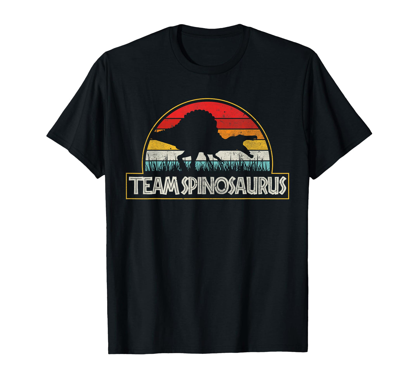 Retro Team Spinosaurus Sunset Vintage Dinosaur Lover Classic T-Shirt