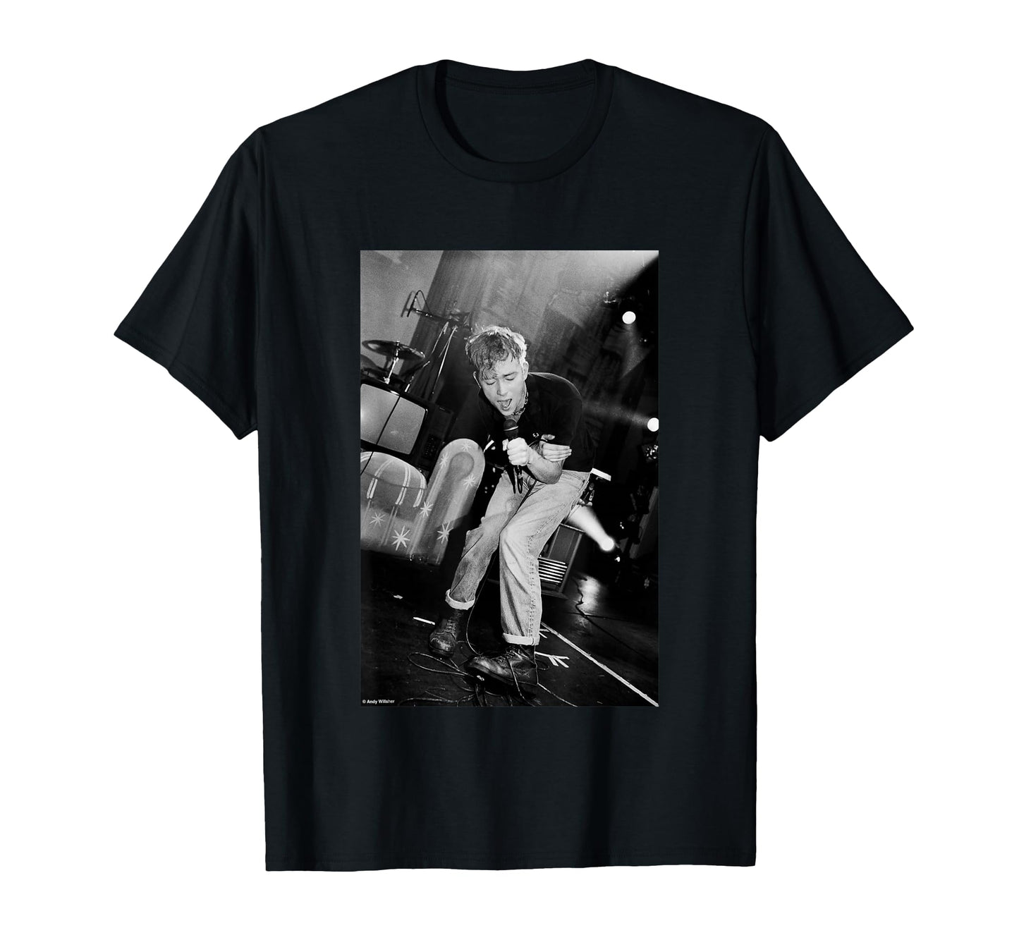 Blur Damon Albarn Live In Leicester By Andy Willsher T-Shirt