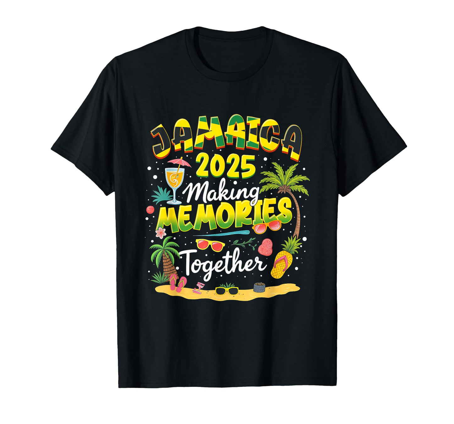 Jamaica 2025 Making-Memories Together Vacation Trip Family T-Shirt