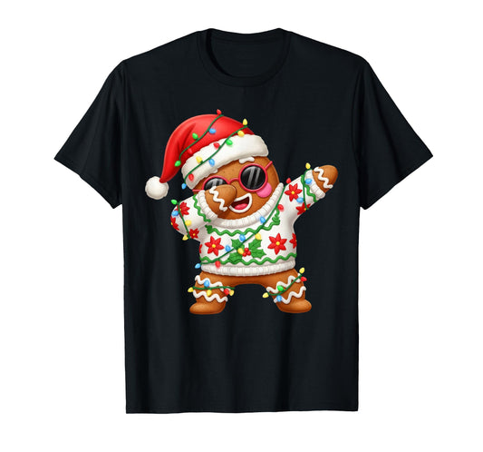 Christmas Squad Santa Dabbing Elf Family Matching Boys Girls T-Shirt