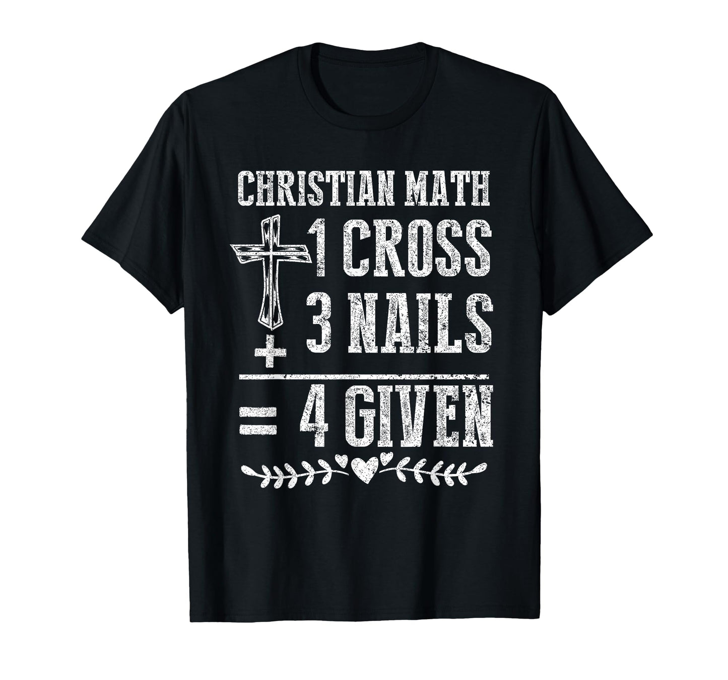Christian Math God Worshiper Christ Follower Religion T-Shirt