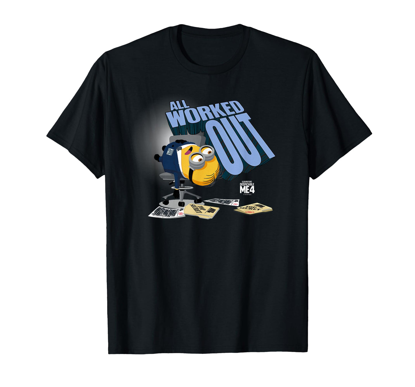 Minions Despicable Me 4 AVL All Worked Out T-Shirt
