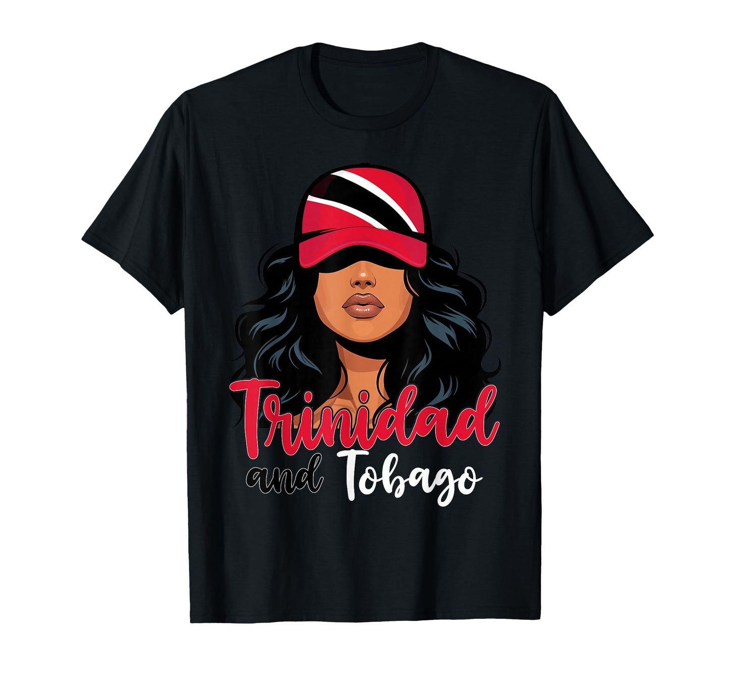 Tobagonian Girl Trinidad Flag Proud Trini Women T-Shirt