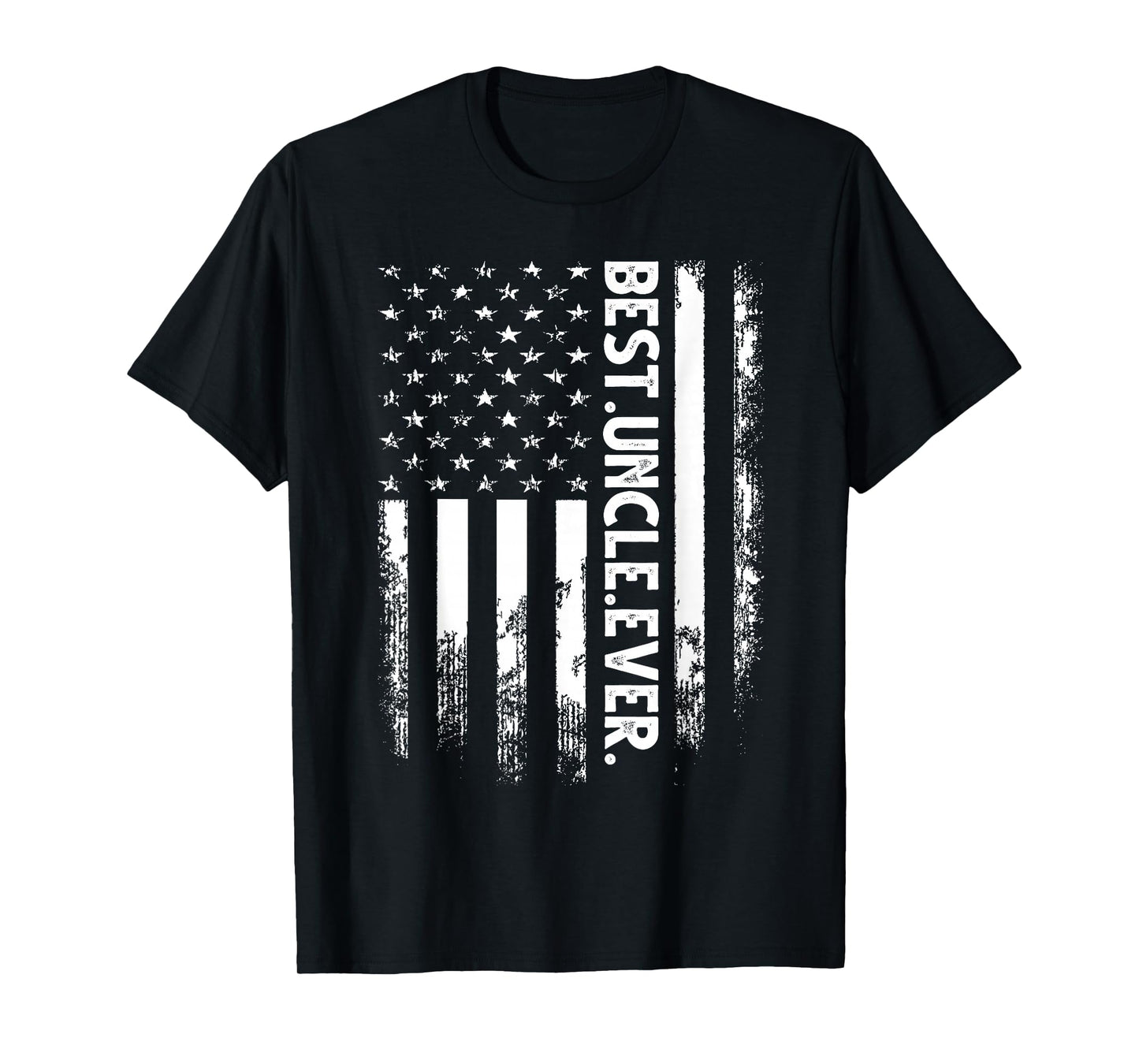 Best Uncle Ever American Flag Christmas T-Shirt