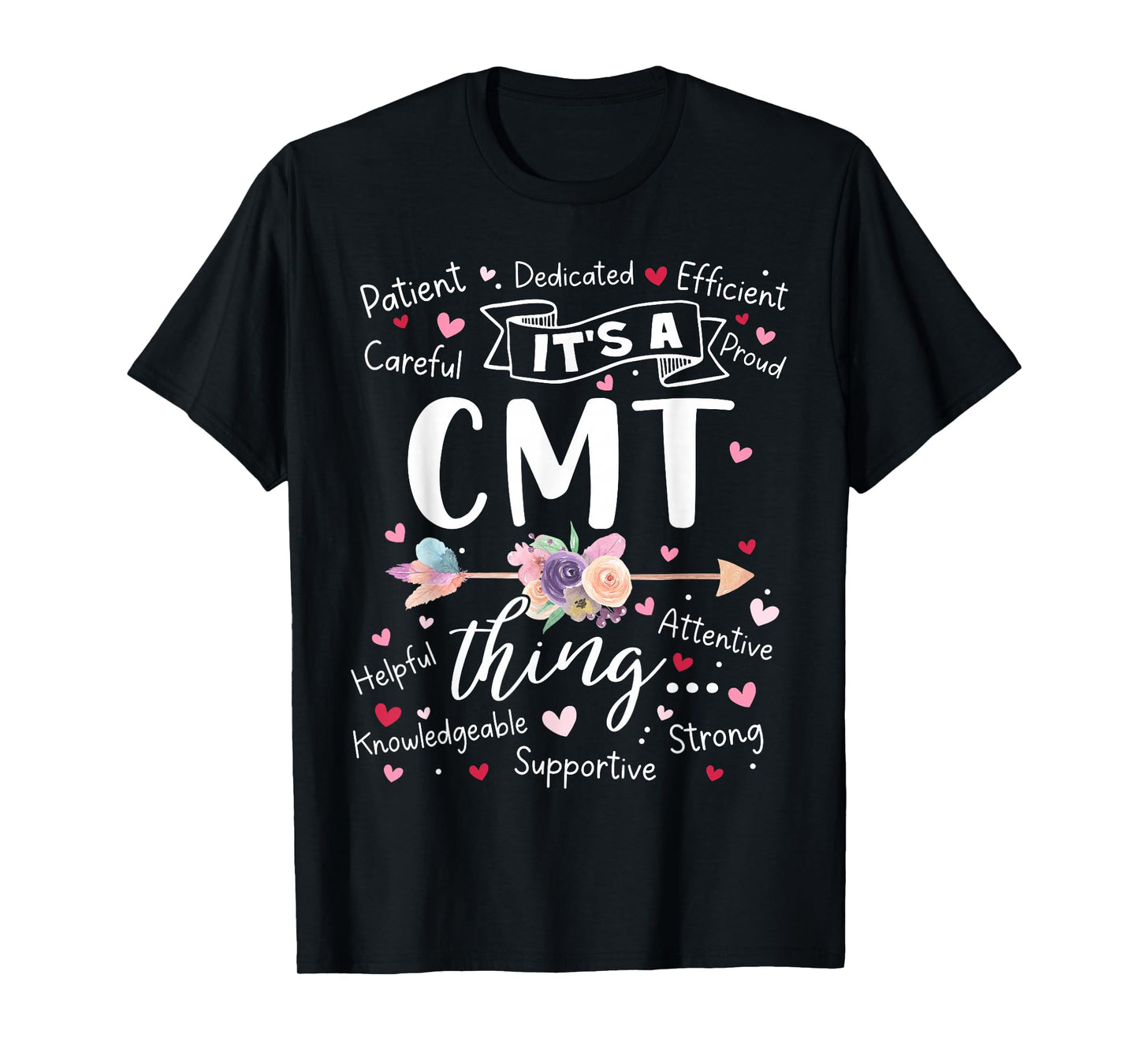 CMT Certified Medication Technician Squad Team Mother's Day T-Shirt