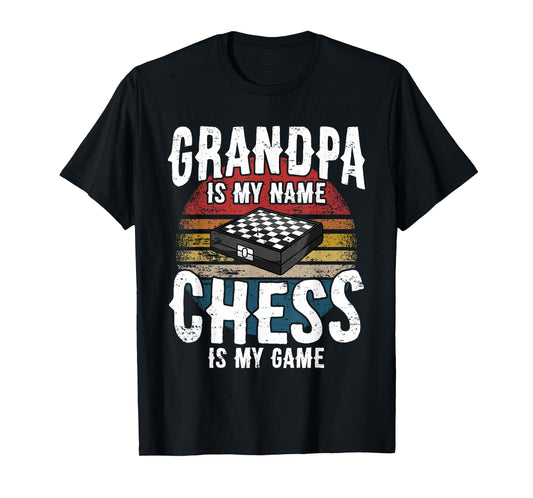 Chess Player Club Club I Retirement Grandpa Grandparents T-Shirt