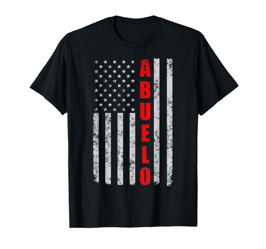 Abuelo Vintage Patriotic fathers day American Flag T-Shirt